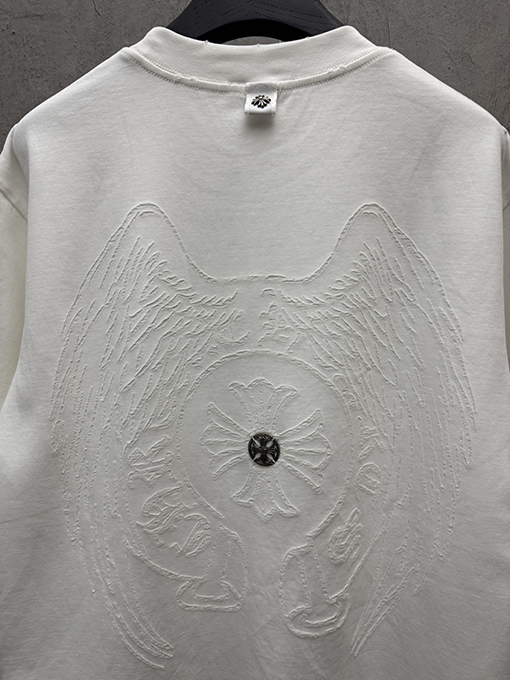 クロムハーツ 新作早春スタイル バーンアウト半袖Tシャツ