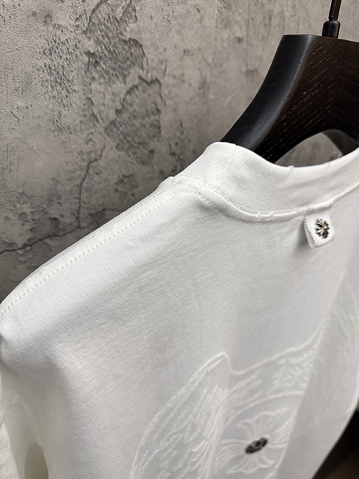 クロムハーツ 新作早春スタイル バーンアウト半袖Tシャツ