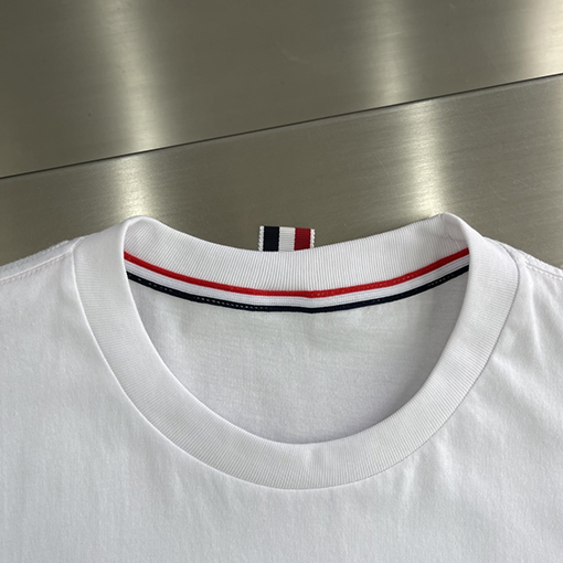 トムブラウンコピー 鳥柄プリントジャージー半袖Tシャツ
