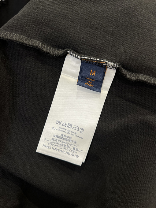 ルイヴィトンスーパーコピー LV 刺繍ロゴ入りクルーネック半袖Tシャツ