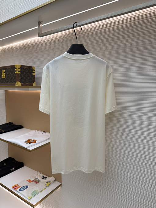 モンクレール スーパーコピープリント入りコットン半袖Tシャツ