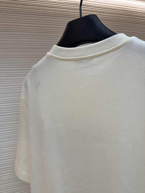 モンクレール スーパーコピープリント入りコットン半袖Tシャツ