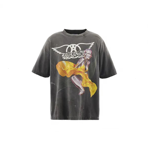 セントマイケルコピー Saint Michael 空山姫マシンガール 半袖Tシャツ