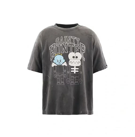 セントマイケル Saint Michael 天使と悪魔のロボットダブルドール半袖Tシャツ