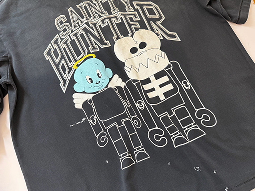 セントマイケル Saint Michael 天使と悪魔のロボットダブルドール半袖Tシャツ