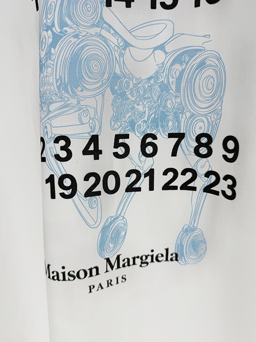 マルタンマルジェラ Maison Margiela 限定馬年デジタルプリント半袖Tシャツ