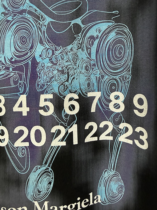 マルタンマルジェラ Maison Margiela 限定馬年デジタルプリント半袖Tシャツ