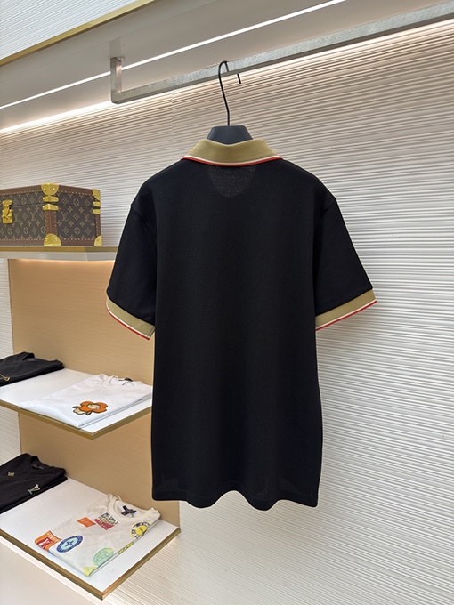 バーバリーコピー BURBERRY レターロゴ入り半袖ポロシャツ
