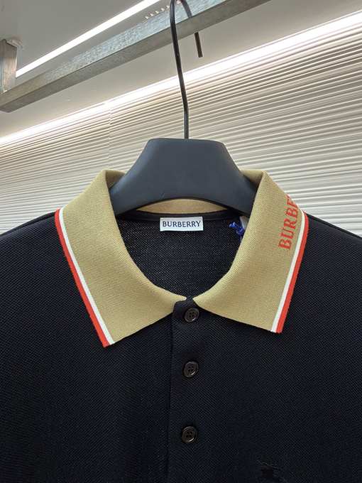 バーバリーコピー BURBERRY レターロゴ入り半袖ポロシャツ
