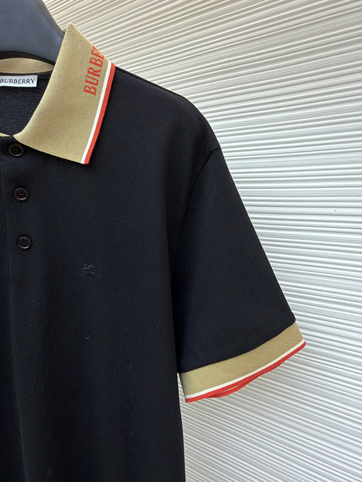 バーバリーコピー BURBERRY レターロゴ入り半袖ポロシャツ