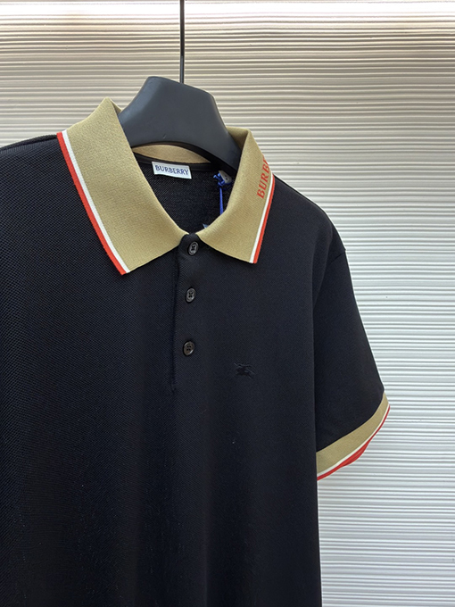 バーバリーコピー BURBERRY レターロゴ入り半袖ポロシャツ