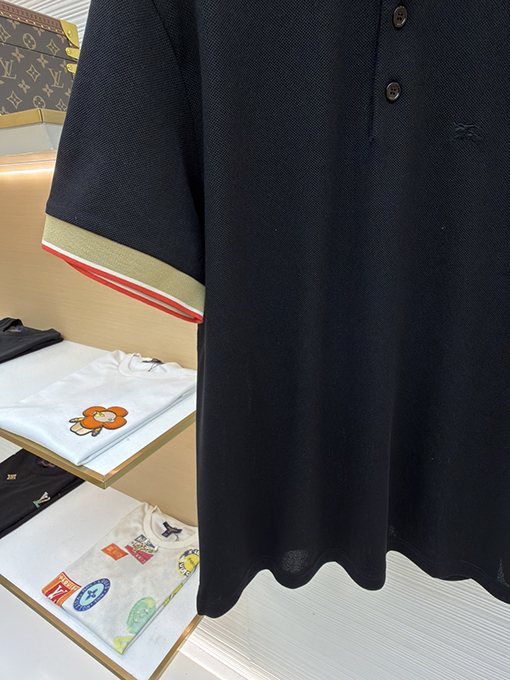 バーバリーコピー BURBERRY レターロゴ入り半袖ポロシャツ