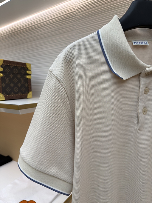 バーバリーコピー BURBERRY レターロゴ入り半袖ポロシャツ