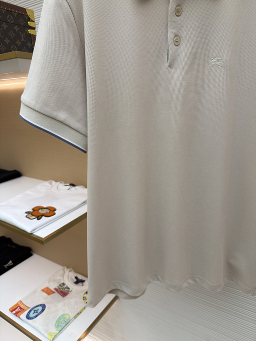 バーバリーコピー BURBERRY レターロゴ入り半袖ポロシャツ
