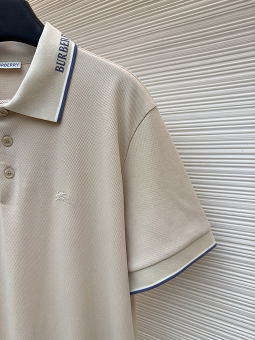 バーバリーコピー BURBERRY レターロゴ入り半袖ポロシャツ