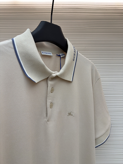 バーバリーコピー BURBERRY レターロゴ入り半袖ポロシャツ