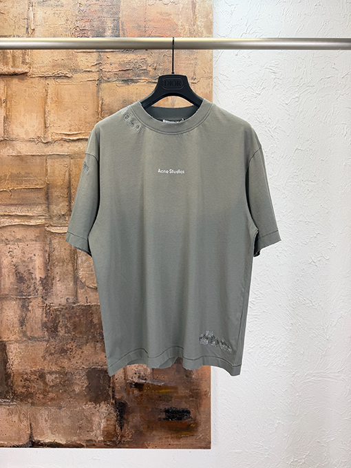 アクネストゥディオズスーパーコピー Acne Studios 色褪せたパッチワークの半袖Tシャツ