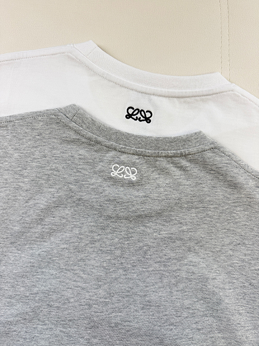 ロエベ Loewe 180周年記念限定アップリケ刺繍入り半袖Tシャツ