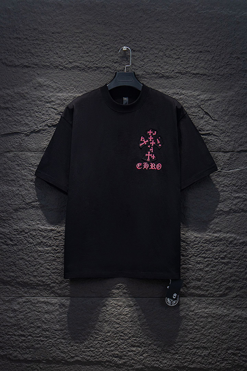 クロムハーツンコピー 刺繍入り半袖Tシャツ