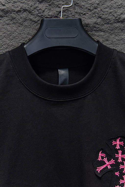 クロムハーツンコピー 刺繍入り半袖Tシャツ