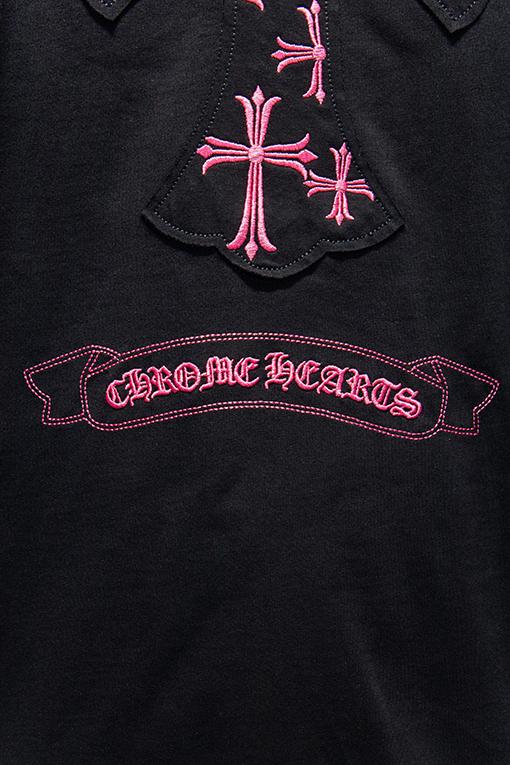 クロムハーツンコピー 刺繍入り半袖Tシャツ