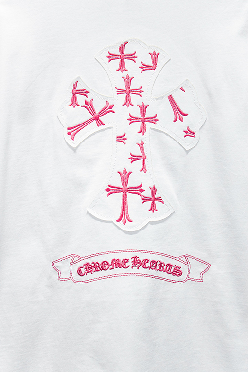 クロムハーツンコピー 刺繍入り半袖Tシャツ