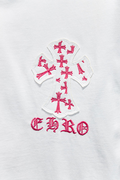 クロムハーツンコピー 刺繍入り半袖Tシャツ