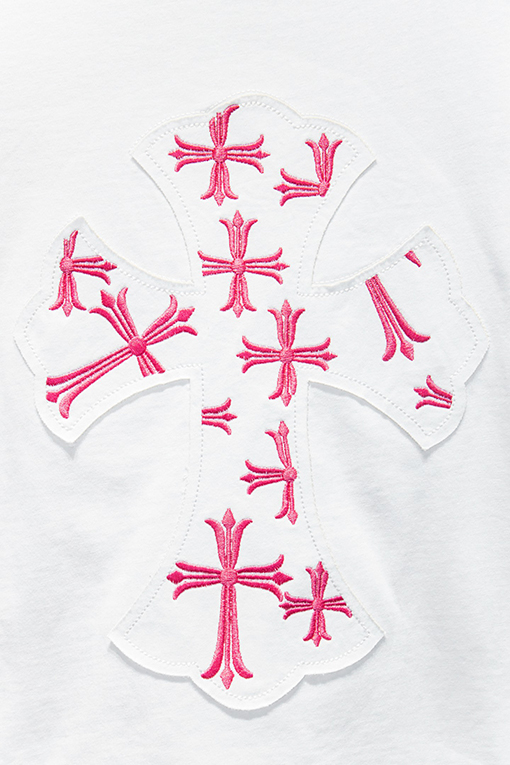 クロムハーツンコピー 刺繍入り半袖Tシャツ