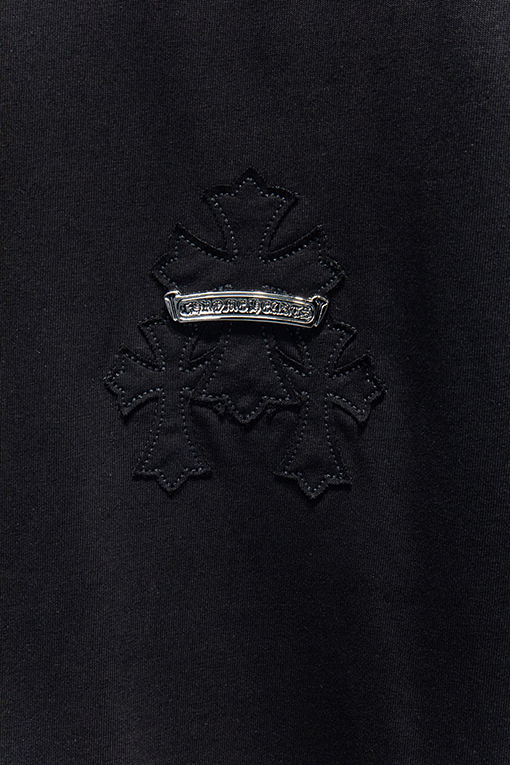 クロムハーツ パッチワークアップリケ ヘビー刺繍 半袖Tシャツ