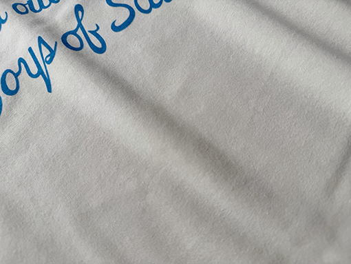 セントマイケル I got the Life Boys of Saint カラーブロックデザインの半袖Tシャツ