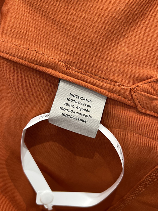 エルメス カラーブロックデザインの半袖Tシャツ