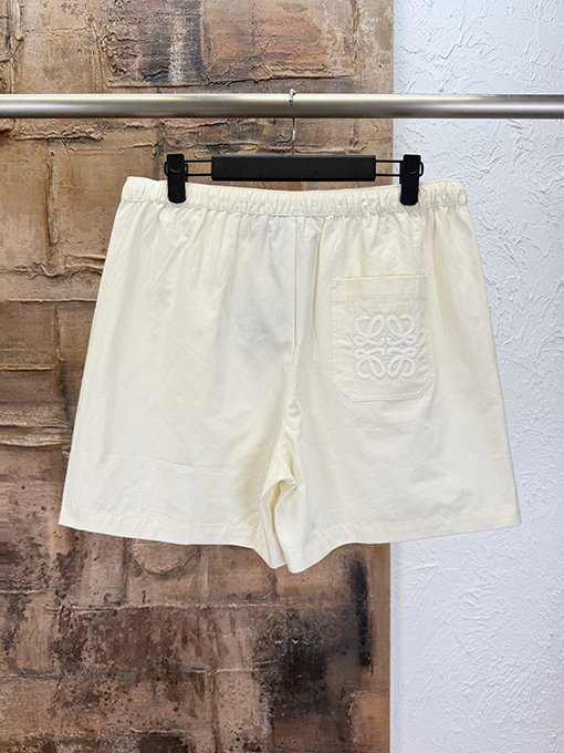 ロエベスーパーコピー 刺繍入りショートパンツ