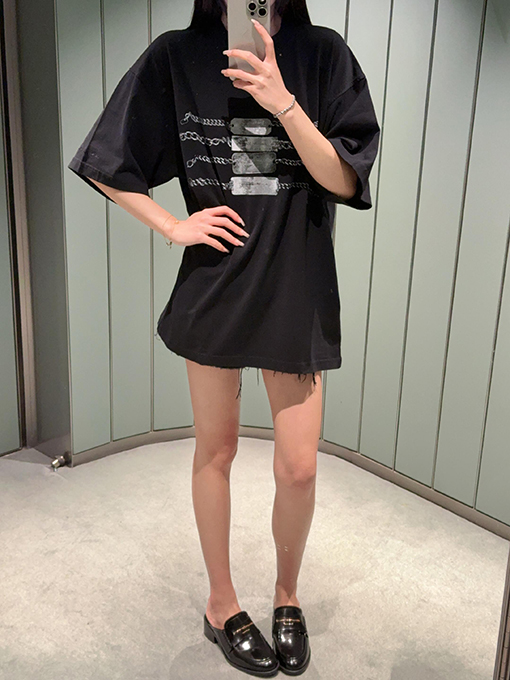 アレキサンダーワン ブレスレット柄半袖Tシャツ