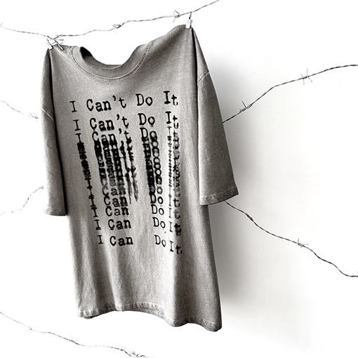 セントマイケル 限定ホワイトインクダイレクトプリント半袖Tシャツ
