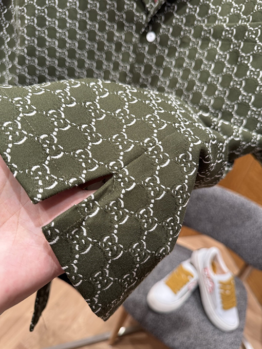 グッチコピー ダブルGジャカード半袖シャツ
