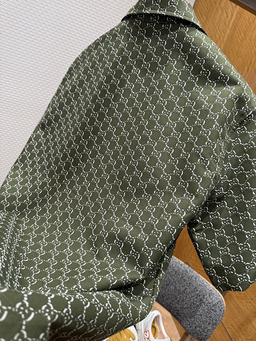 グッチコピー ダブルGジャカード半袖シャツ