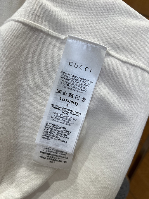 グッチコピー リボン装飾付きニット半袖Tシャツ