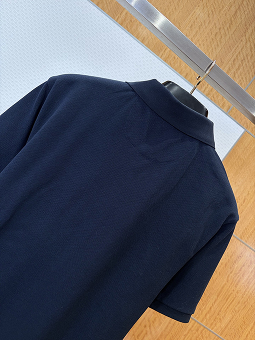 フェンディ クラシックな刺繍入り襟付き半袖ポロシャツ