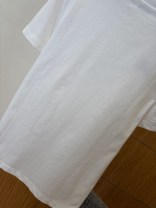 バーバリーコピー メタルウォーホースのロゴ入り無地カジュアル半袖Tシャツ