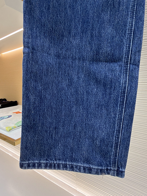 シャネルコピー レディースダブルCロゴ入りワークジーンズ