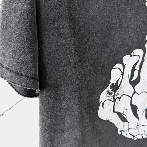 セントマイケル 反逆なモーターサイクルスカル限定半袖Tシャツ