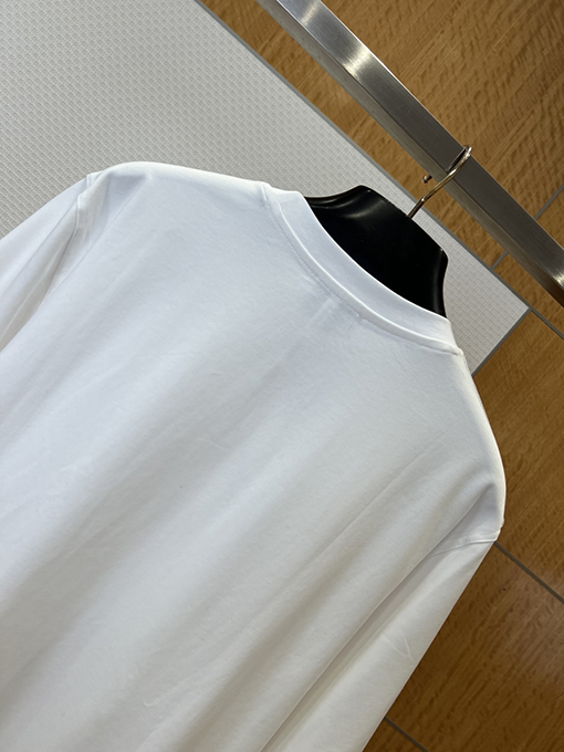 エルメス 全面プリントのクルーネック半袖Tシャツ