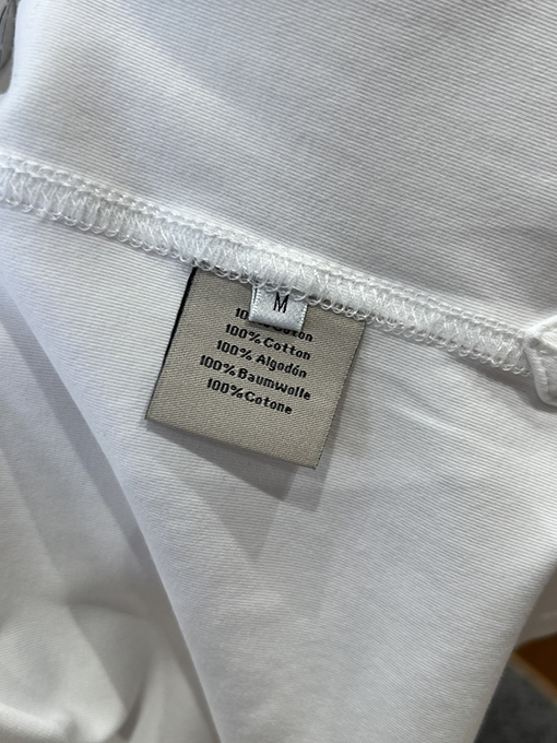 エルメス 全面プリントのクルーネック半袖Tシャツ