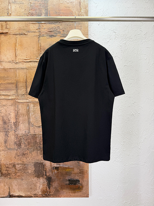 ロエベコピー Loewe 180周年記念プリント刺繍入り半袖Tシャツ