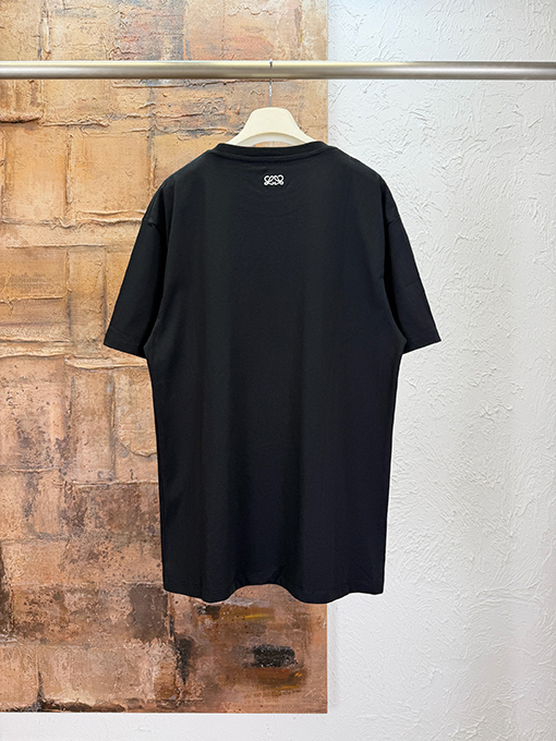 ロエベ Loewe 新モデル180周年記念プリント刺繍入り半袖Tシャツ