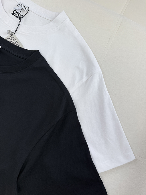 ロエベ Loewe 新モデル180周年記念プリント刺繍入り半袖Tシャツ