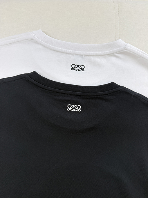 ロエベ Loewe 新モデル180周年記念プリント刺繍入り半袖Tシャツ
