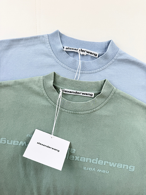 アレキサンダーワンスーパーコピー Alexander Wang クラシックなカラーバーニングフォームプリント半袖Tシャツ