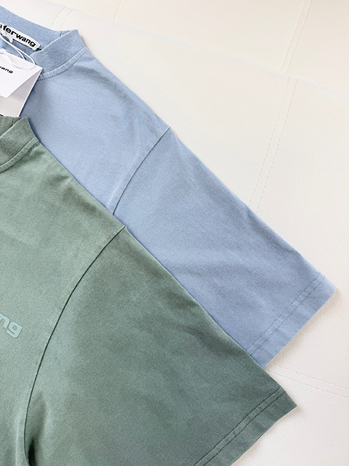アレキサンダーワンスーパーコピー Alexander Wang クラシックなカラーバーニングフォームプリント半袖Tシャツ
