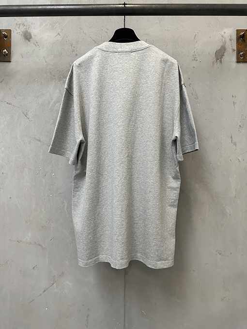 サンローランコピー クラシックな小さなロゴ刺繍入りの厚の半袖Tシャツ